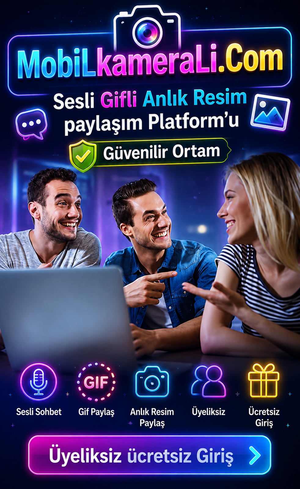 Mobil kamerali sohbet sitesi